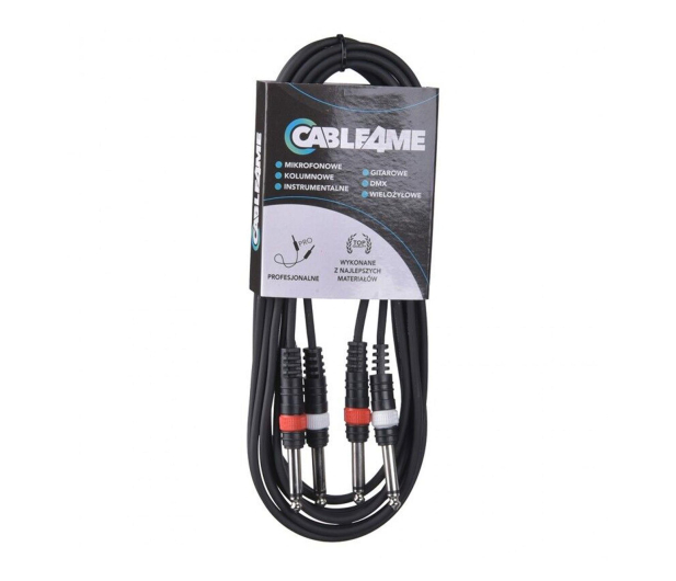 CABLE4ME 2x jack mono 6,3mm 2x jack mono 6,3mm 6m - 1590435 - zdjęcie